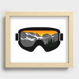 Sunset Goggles 2 | Goggle Designs | DopeyArt Recessed Framed Print