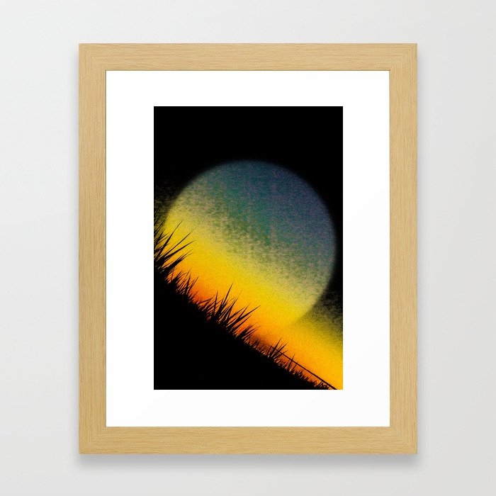 thoughts absorbed Framed Art Print