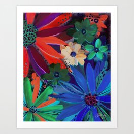 EttaVee Glass Flower No.2 Art Print