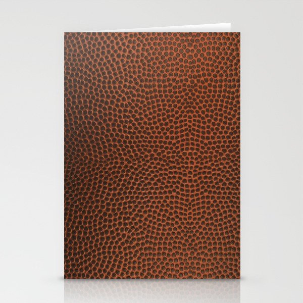 Football / Basketball Leather Texture Skin Stationery Cards