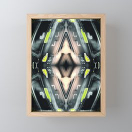 Kaleidoscopic Car Framed Mini Art Print