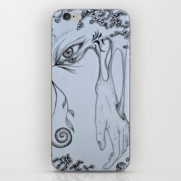 Dripping Eye iPhone Skin