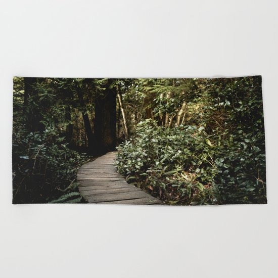 Path to Happiness Beach Towel