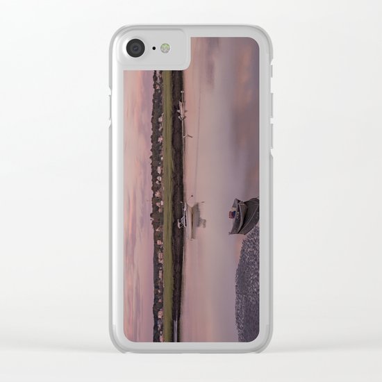 Pier at Golden hour Clear iPhone Case