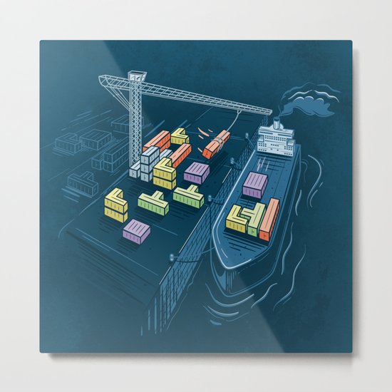 Game Port Metal Print