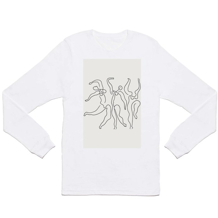 Three Dancers by Pablo Picasso Long Sleeve T Shirt