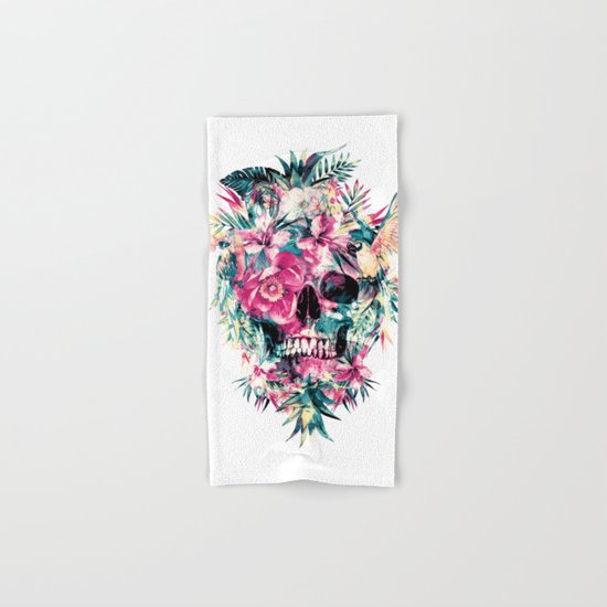Tropical Skull Hand & Bath Towel