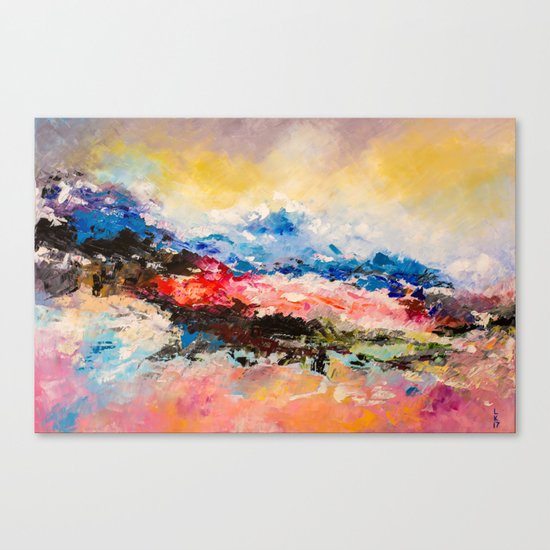 Dreaming volcano Canvas Print