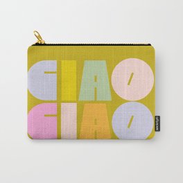 Ciao Carry-All Pouch | Typography, Graphicdesign, Fundesign, Joyfuldesign, Positivity, Digital, Ciao, Lettering, Curated 