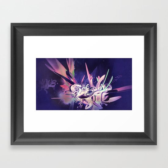 Defff (Noche) Framed Art Print
