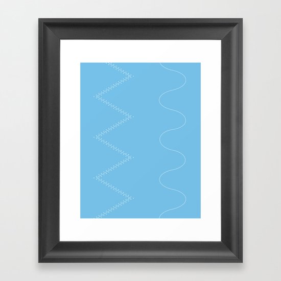 Backcountry Skiing Framed Art Print