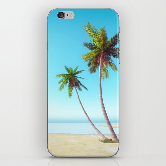 Tree palm iPhone Skin