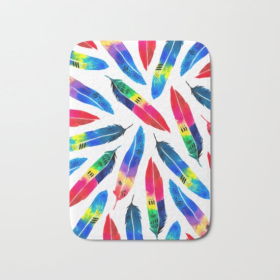 Exotic Parrot Bath Mat