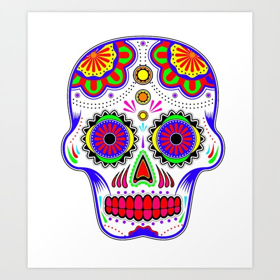 Sugar Skull Art Print