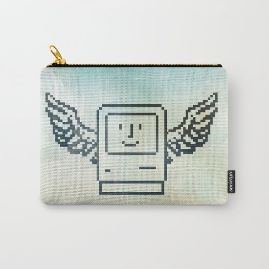 pixel mac with wings Carry-All Pouch