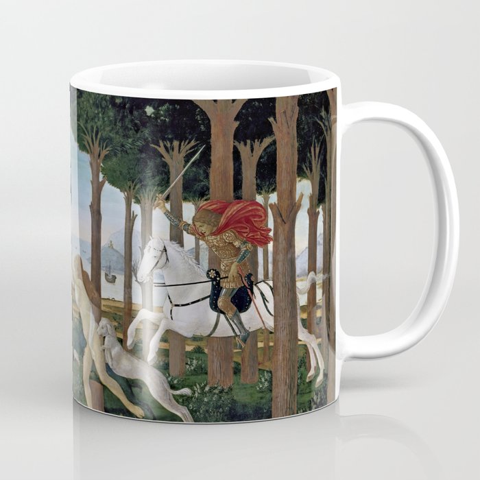 Botticelli - The Story of Nastagio degli Onesti I Coffee Mug