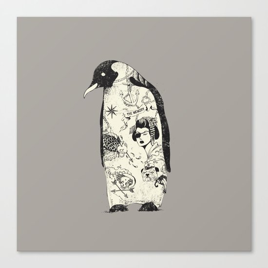THE PENGUIN Canvas Print