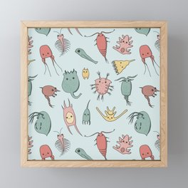 Zooplankton Framed Mini Art Print