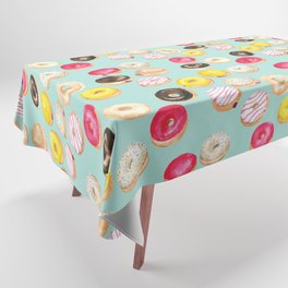 It's donut time - mint Tablecloth