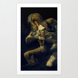 Francisco Goya "Saturn Eating his Son" Art Print