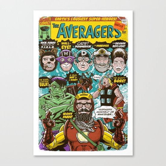 the Averagers Canvas Print