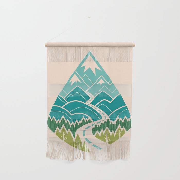 The Road Goes Ever On: Spring Wall Hanging