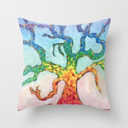 happy fig Throw Pillow