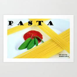 Food and Wine Italian pasta and tomato sauce pasta - italia toscana Sunday dinner color photograph kitchen & dining room wall and home decor Art Print | Decoration, Pasta, Gravy, Color, Spaghetti, Italia, Photograph, Food, Vintage, Poster 