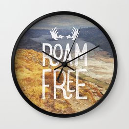 Roam Free NZ Wall Clock