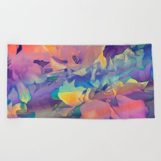 Wonderful Flowers Beach Towel