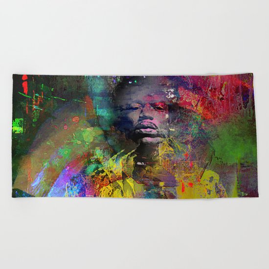 Wait Foxy Lady Beach Towel