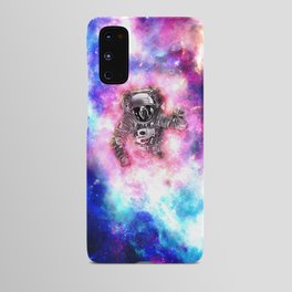 Astronaut in space x Galaxy Colorful Android Case