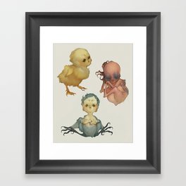 Harpy Hatchlings Framed Art Print
