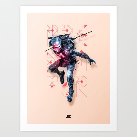 Heroes and Villains Series 2: Predator Art Print