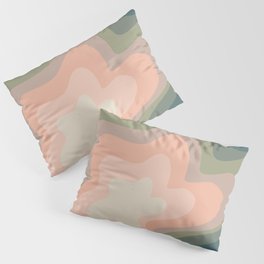 Colorful retro style swirl design Pillow Sham