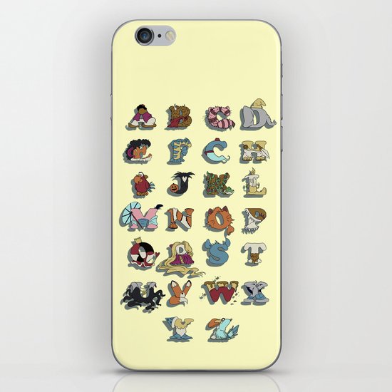 The Disney Alphabet iPhone & iPod Skin