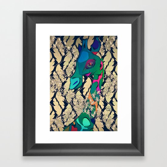 GEE WIZZ Framed Art Print