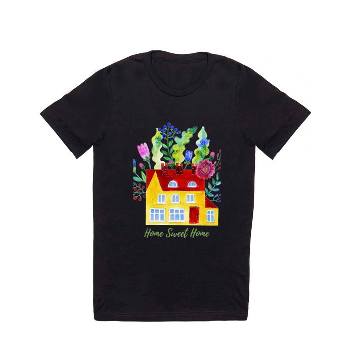 Home Sweet Home. Watercolor illustration T Shirt