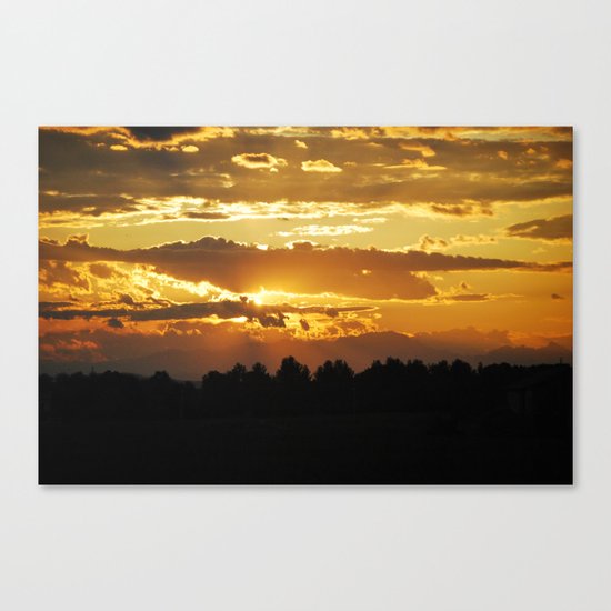 Sunset Canvas Print