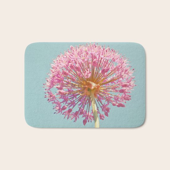 Pink Allium Bath Mat