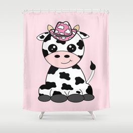 Double The Cow Shower Curtain
