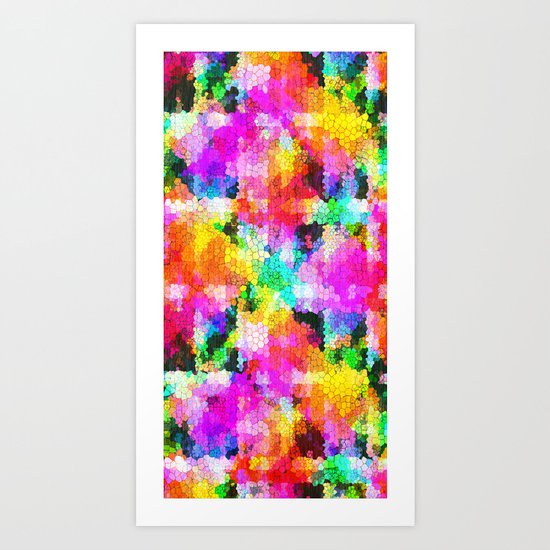Disco Snakes Art Print