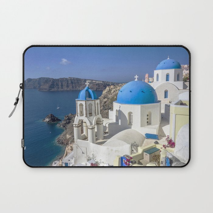 Santorini, Oia Village, Greece Laptop Sleeve