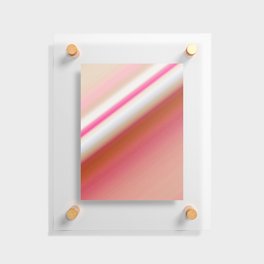Directions (Pink Peppermint Stick) Floating Acrylic Print