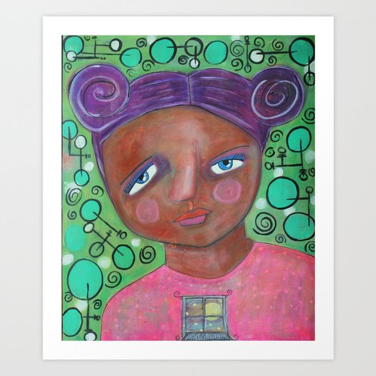 Let the Moonlight In Art Print