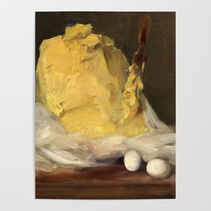 Mound of Butter, 1875-1885 by Antoine Vollon Poster