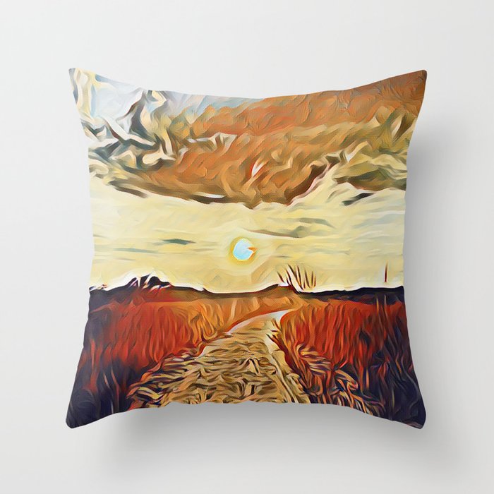 Road to Peace  Throw Pillow