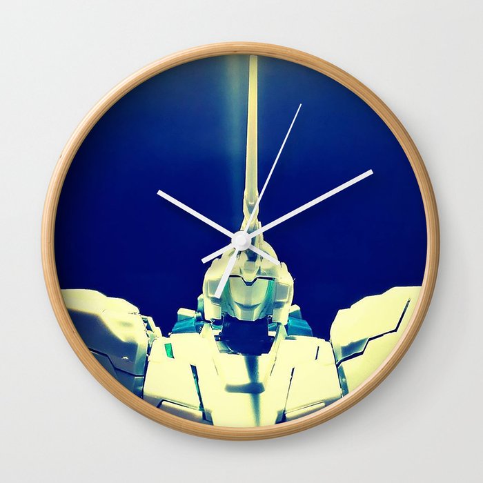 Gundam Rx-0 Unicorn Mode - Final Battle Wall Clock