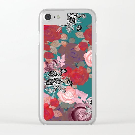 RoseNRoses 2 Clear iPhone Case