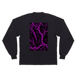 Cracked Space Lava - Purple/Pink Long Sleeve T-shirt